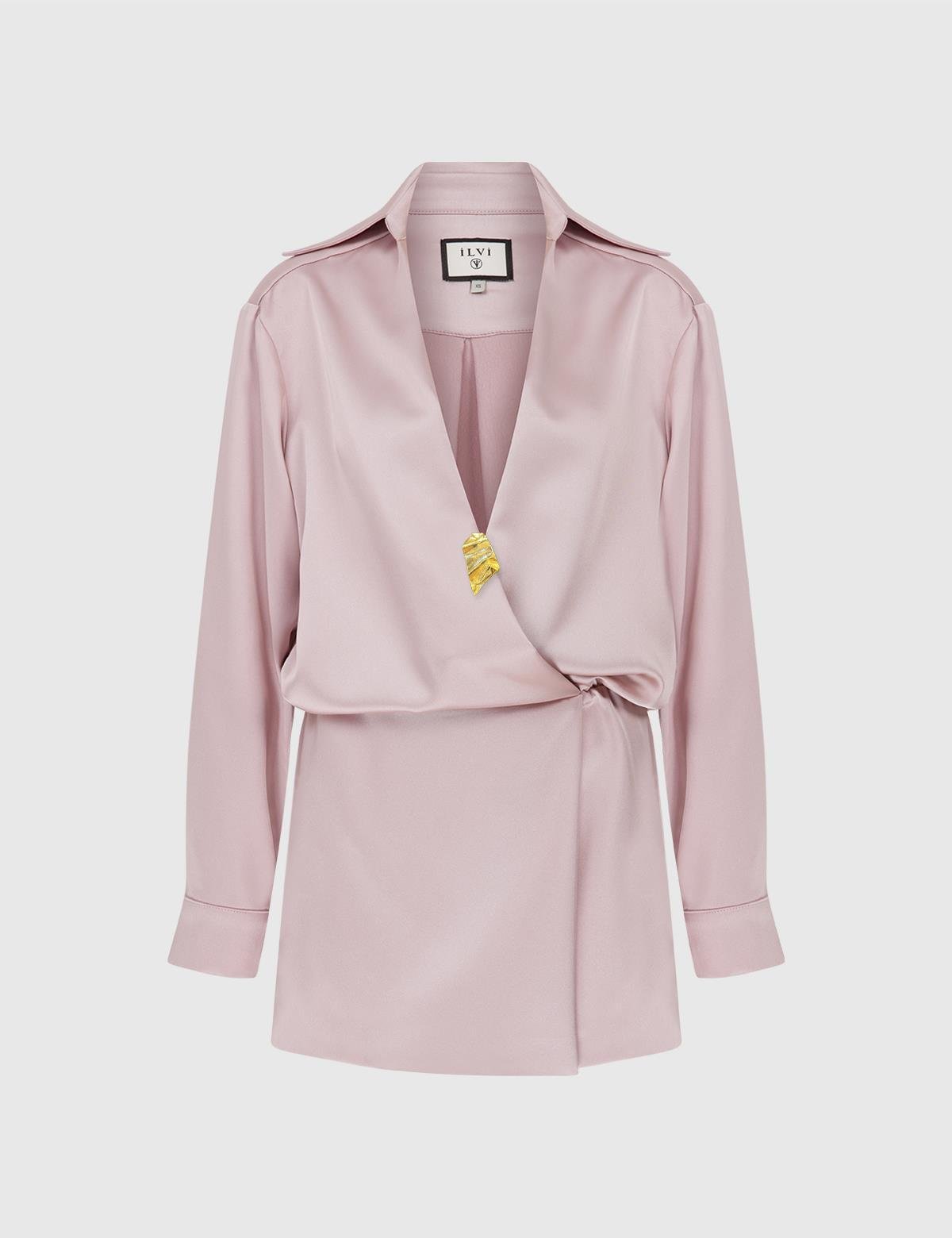Tulpe Powder Pink Women's Dress - İLVİ