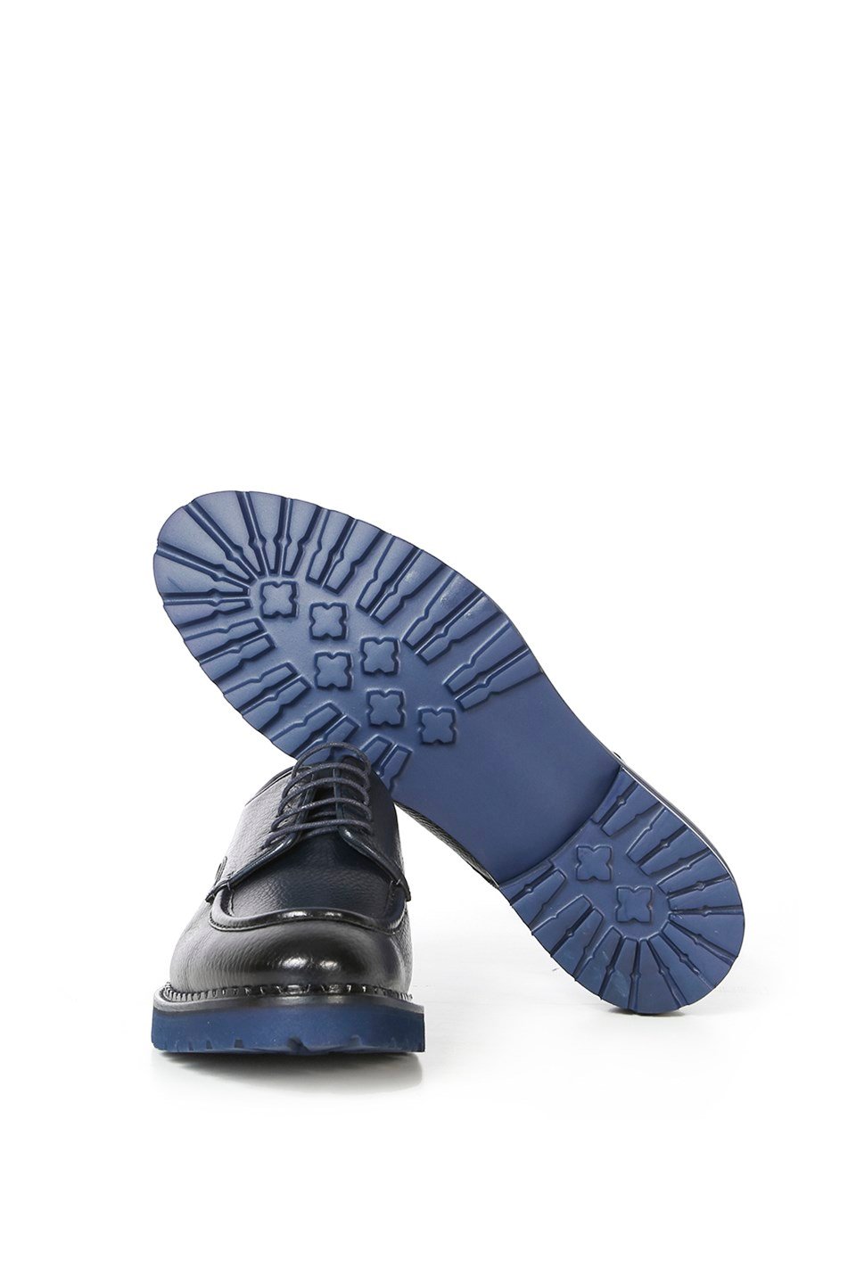 Zeroy Men's Classic Shoe Navy Blue Floater - İLVİ