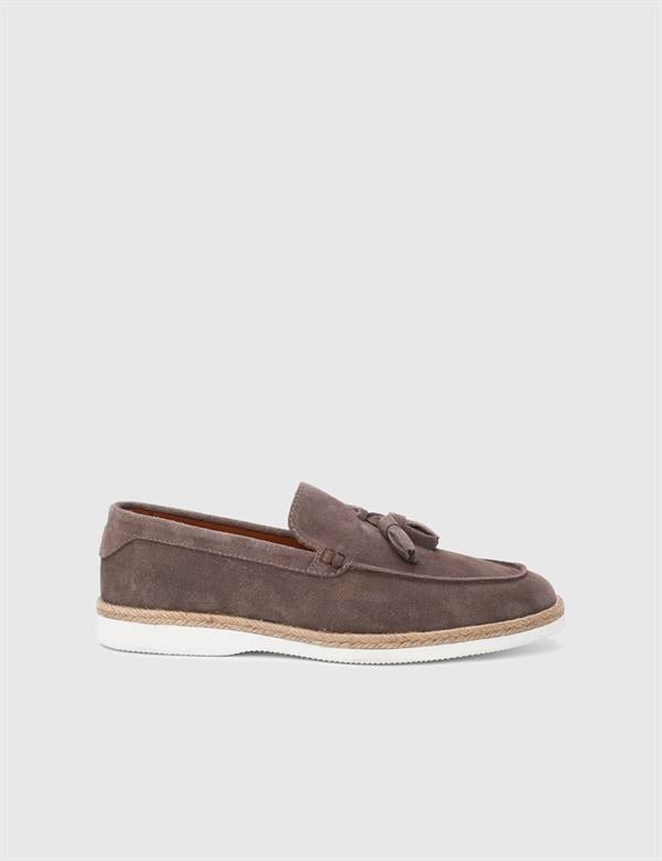 Caistor Hakiki Süet Taba Erkek Loafer