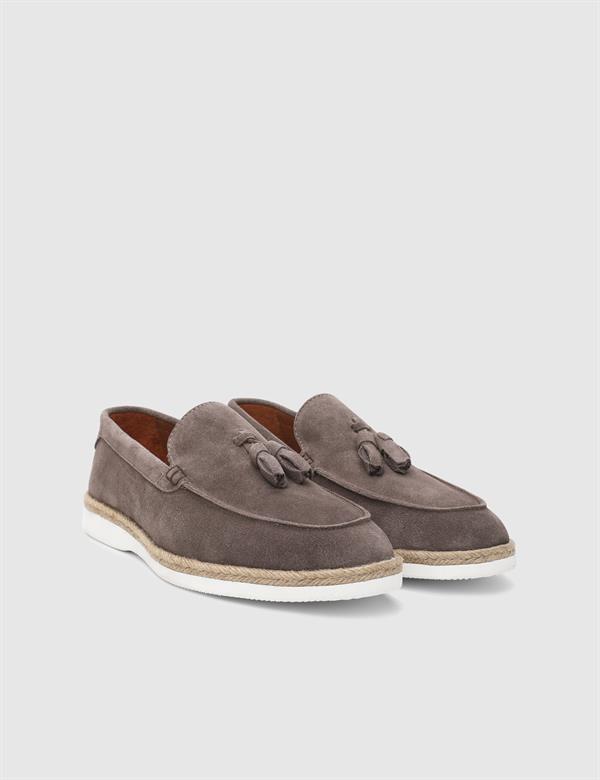 Caistor Hakiki Süet Taba Erkek Loafer