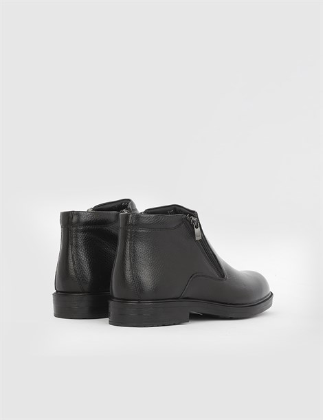 Calgary Black Floater Leather Men's Boot