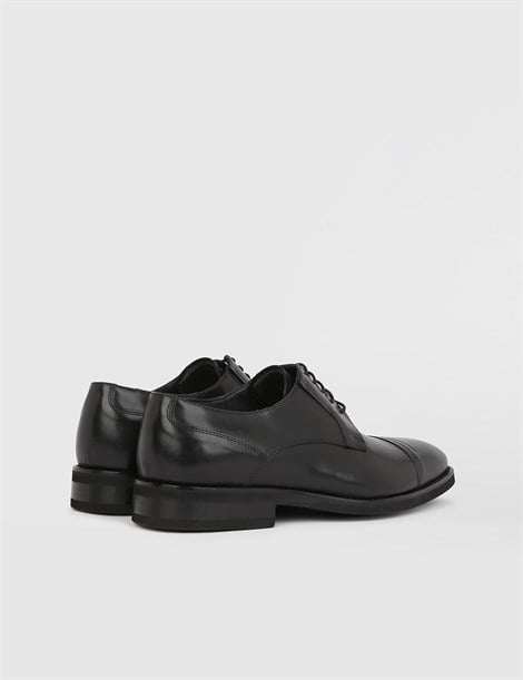 Calvino Black Leather Men's XXX Shoe
