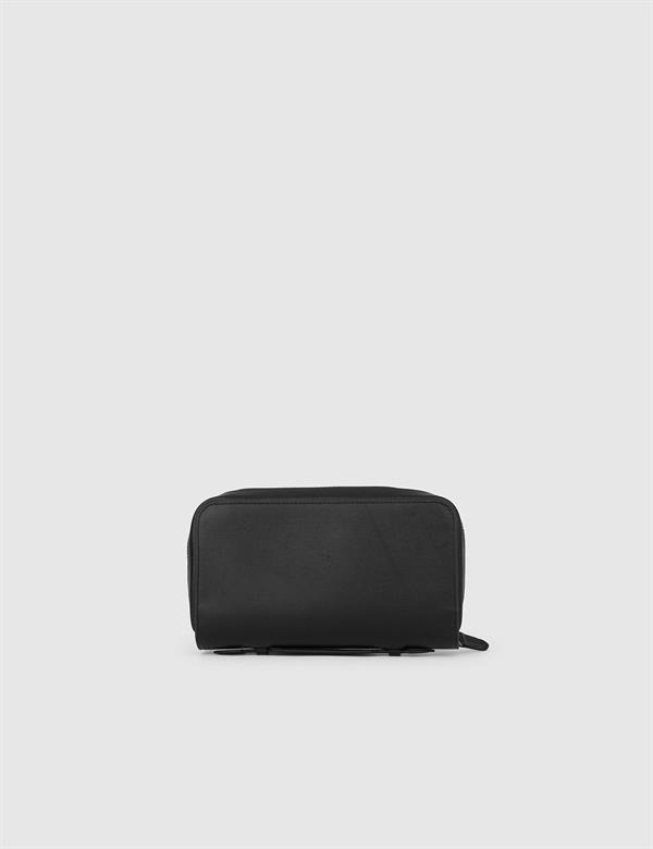 Capella Black Leather Men's Handbag