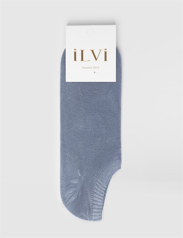 Cavalon Light Grey Bamboo Men's Low Cut Socks