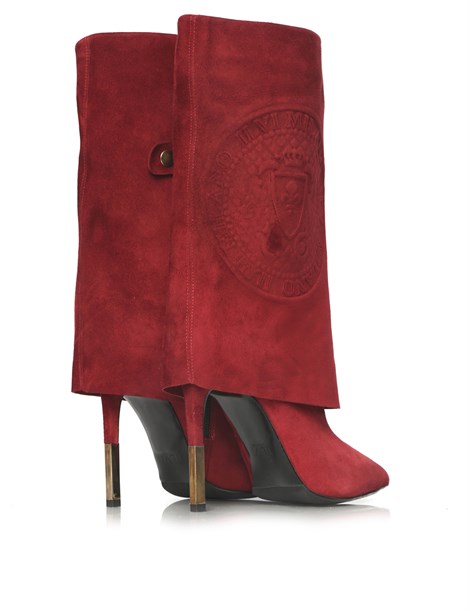 Chris Women's Heeled Boot Bordeaux Suede