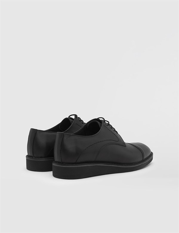 Corylus Antique Black Leather Men's Daily Shoe