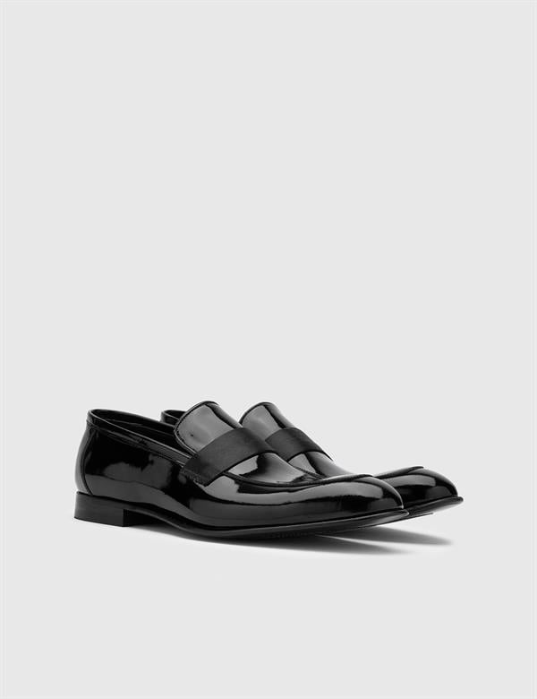 Cosmos Black Patent Leather Men's Classic Shoe