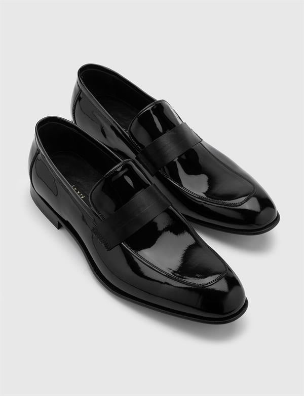 Cosmos Black Patent Leather Men's Classic Shoe