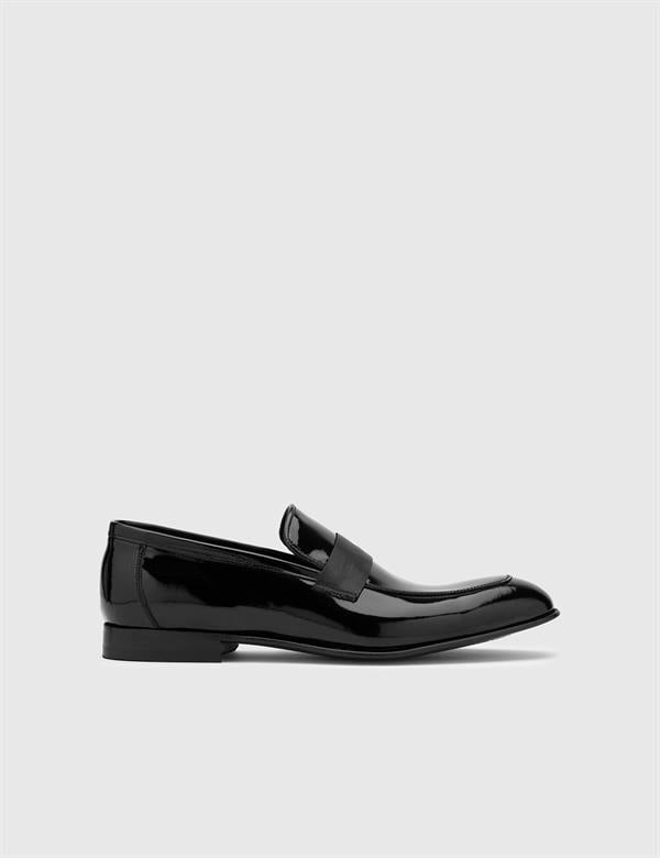 Cosmos Black Patent Leather Men's Classic Shoe