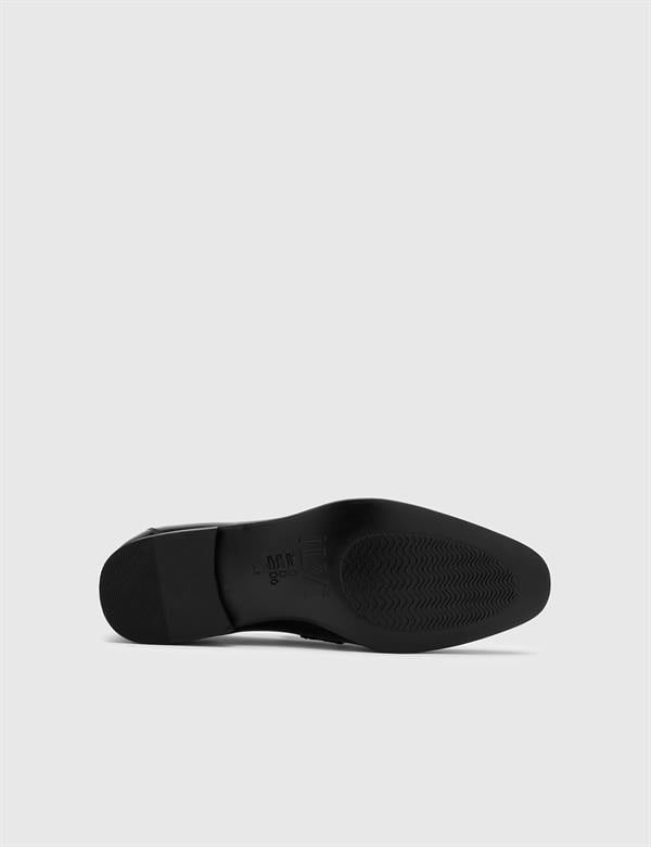 Cosmos Black Patent Leather Men's Classic Shoe