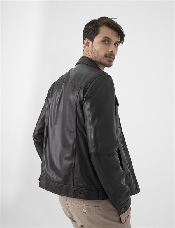 Cyril Brown Leather Men's Jacket