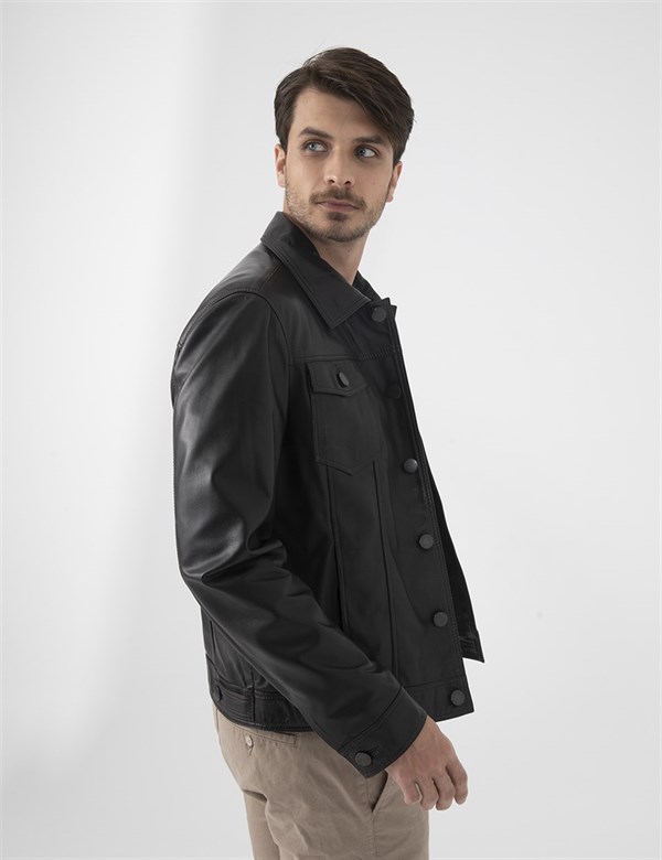 Cyril Brown Leather Men's Jacket