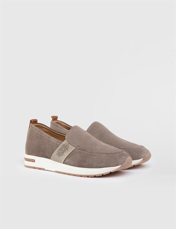 Dala Mink Suede Leather Women's Moccasin