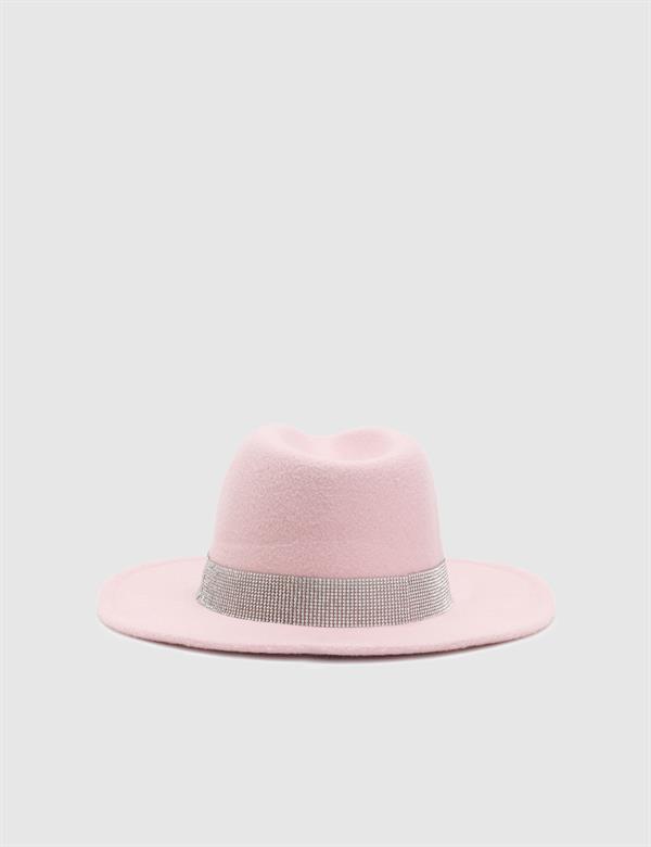 Dolares Powder Pink Women's Cashmere Hat