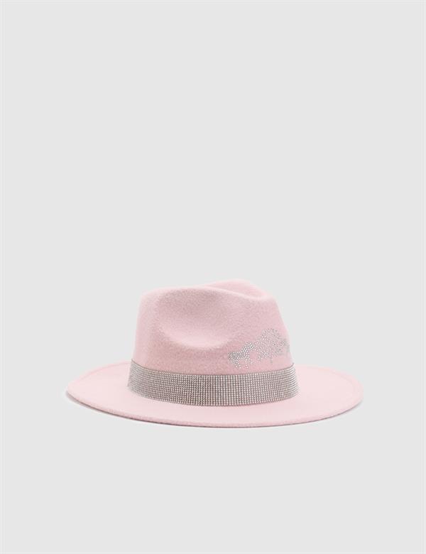 Dolares Powder Pink Women's Cashmere Hat