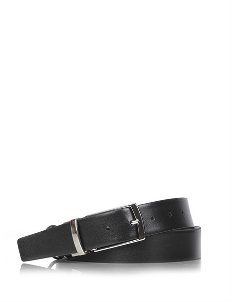 Donerlı Duble-Sided Men's Belt Navy Blue