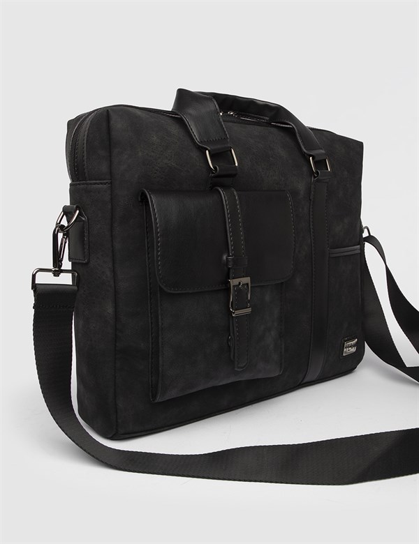 Erp Black Men's Handbag