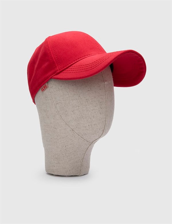 Even Red Gabardine Unisex Hat