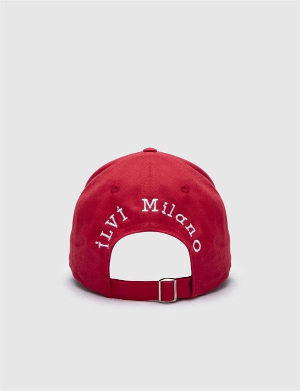 Even Red Gabardine Unisex Hat