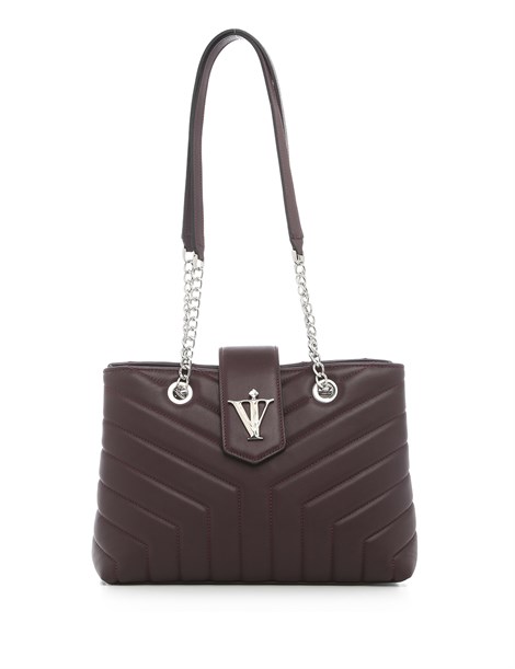 Farah Women's Shoulder Bag Bordeaux Leather