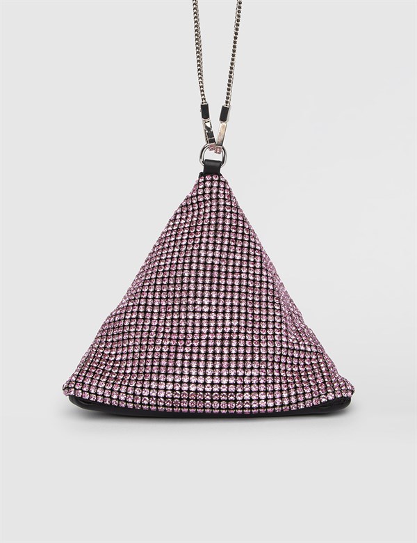 Firmin Pink Women's Handbag with Stones