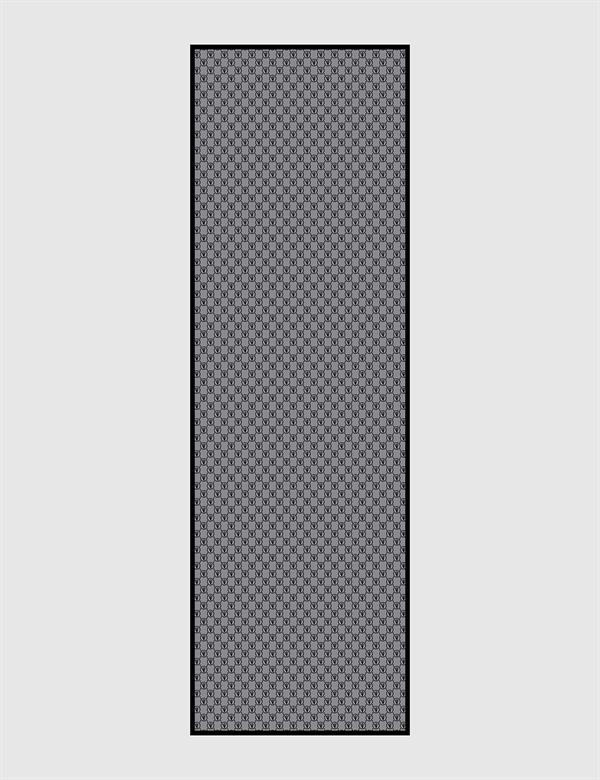 Forssa Dark Grey-Black Crêpe Women's Shawl