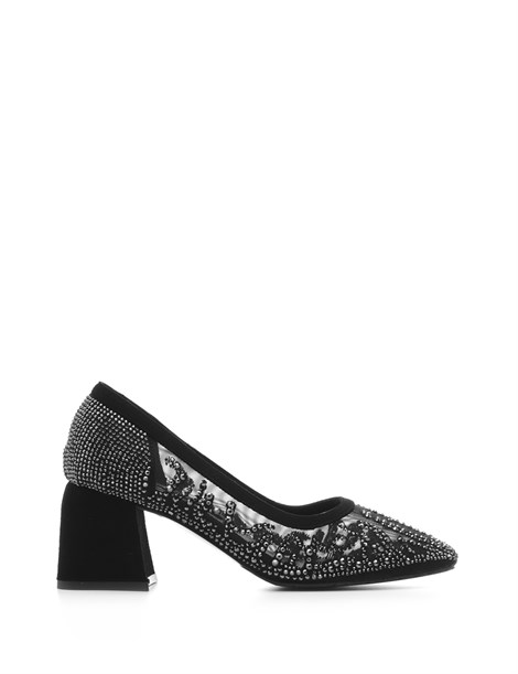 Fuma Women's Pump Black Mesh