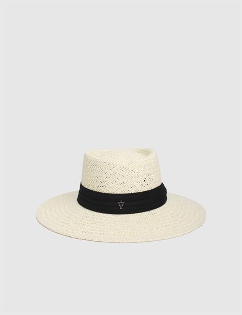 Fumsa Cream Unisex Straw Hat
