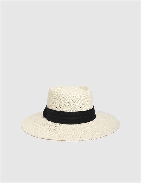 Fumsa Cream Unisex Straw Hat