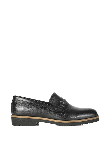 Gabri Men's Moccasin Black Deer
