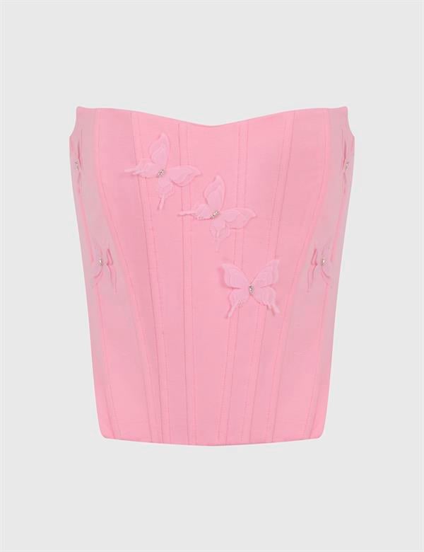 Gabria Kadın Korse Pembe