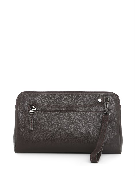 Gaines Men's Handbag Brown Leather