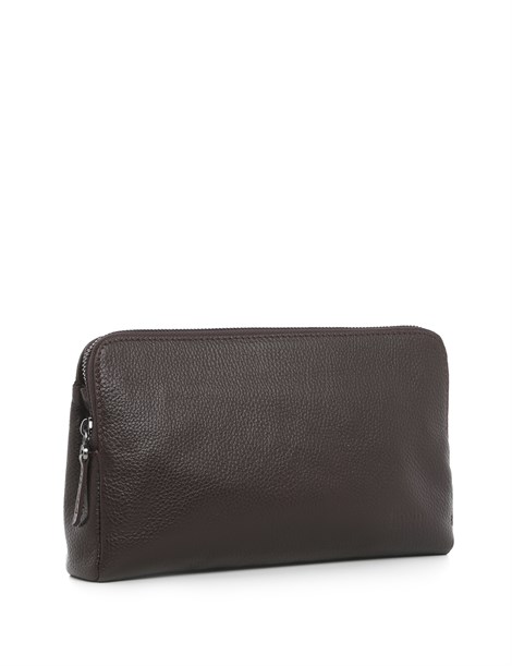 Gaines Men's Handbag Brown Leather