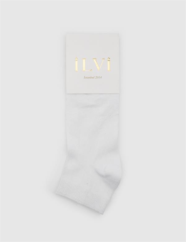 Galafi White Bamboo Women's Low Cut Socks