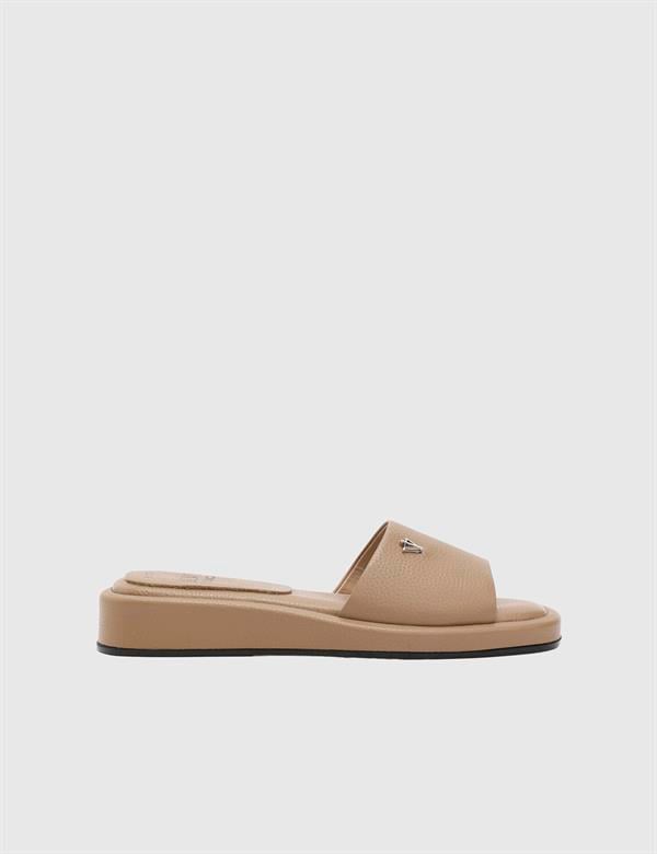 Galina Mink Leather Women's Slide