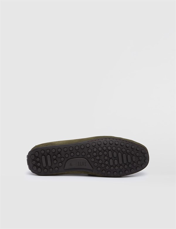 Ganta Khaki Suede Men's Moccasin