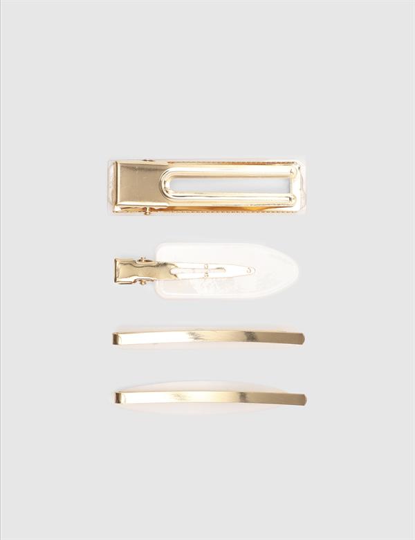Glorinda White Women's Hair Tie