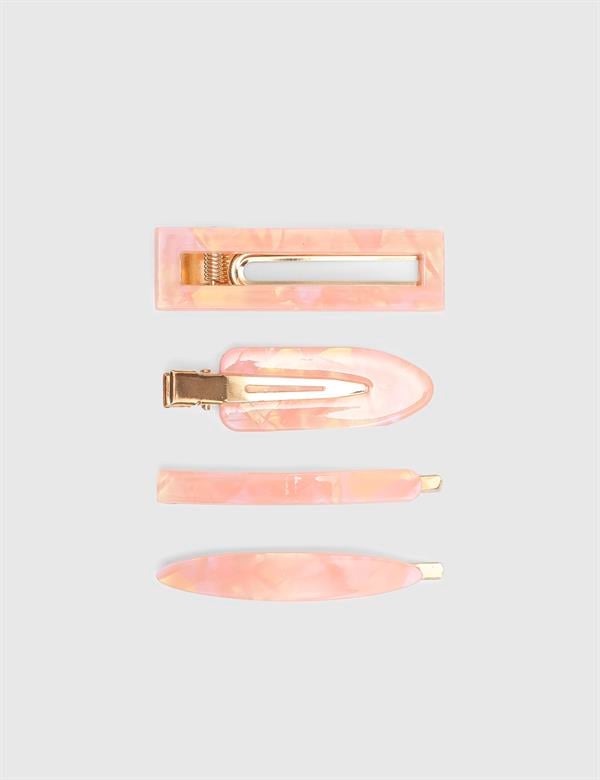 Glorinda Salmon Pink Women's Hair Tie