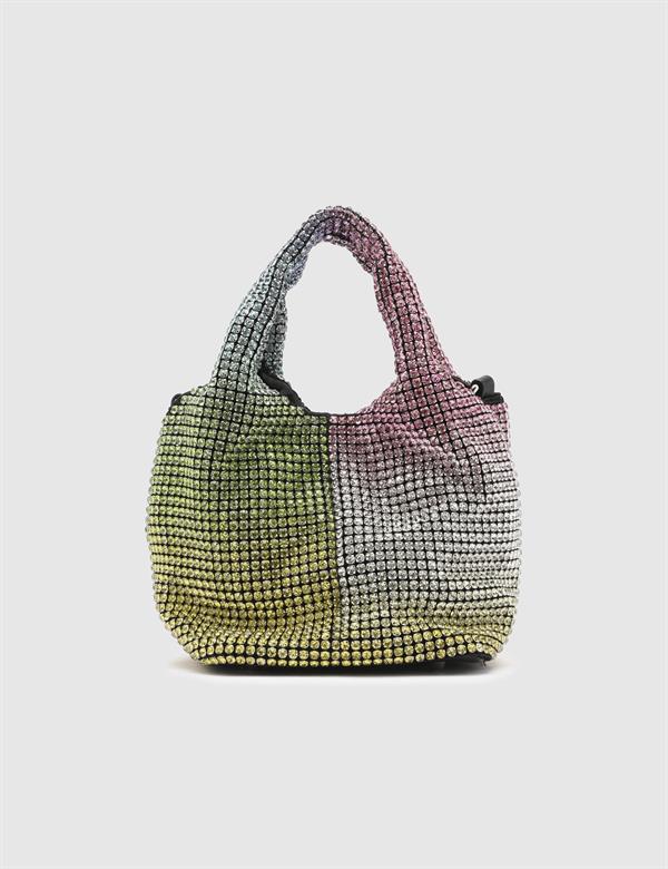 Gonder Multicolor Women's Shoulder Bag with Stones