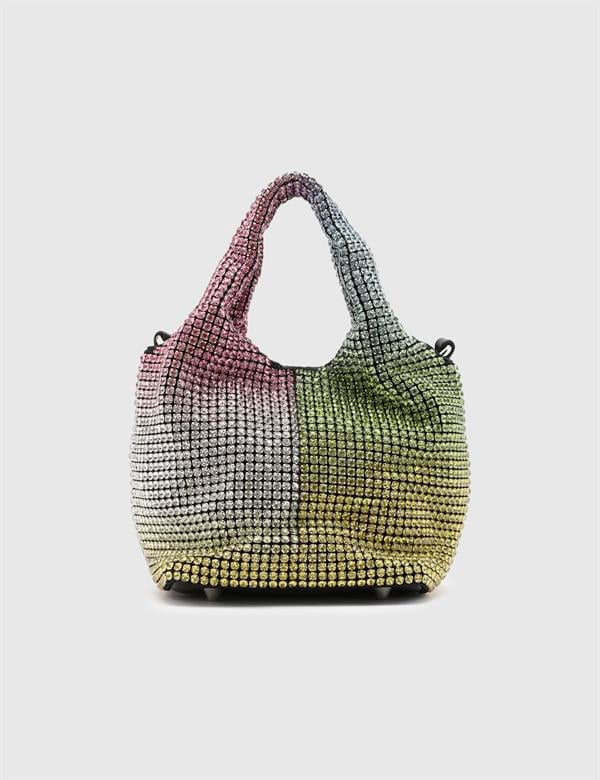 Gonder Multicolor Women's Shoulder Bag with Stones