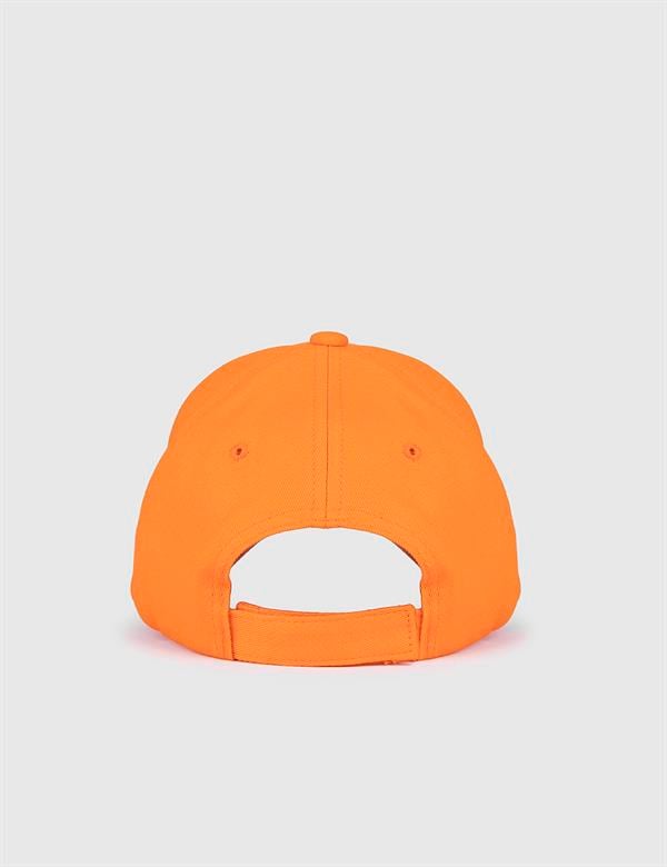 Gorden Orange-White Gabardine Unisex Hat