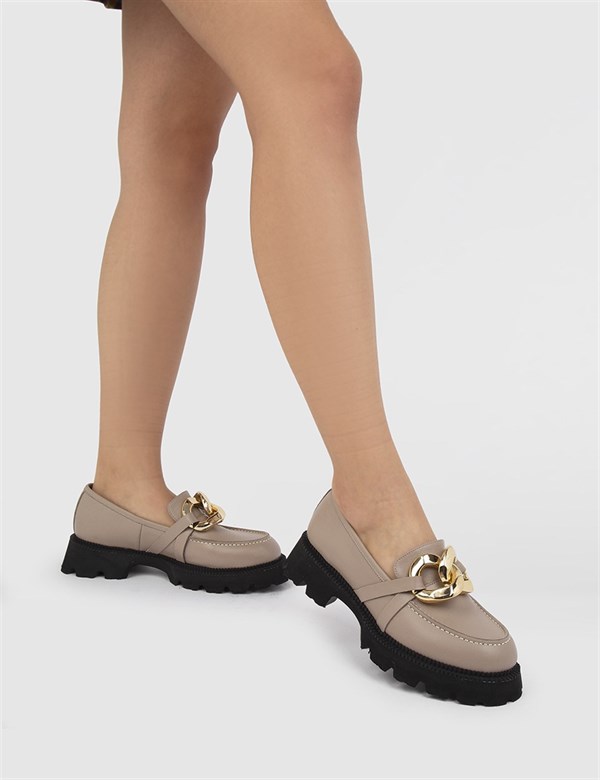 Guta Mink Leather Women's Loafer