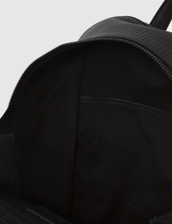 Halifax Black Leather Men's Backpack