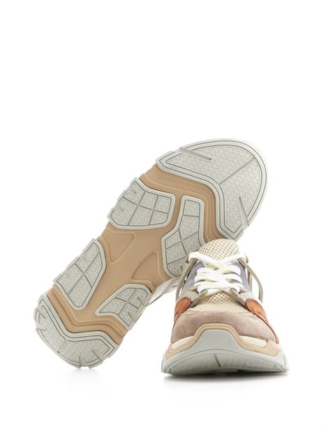 Heather Men's Sneaker Mink Suede