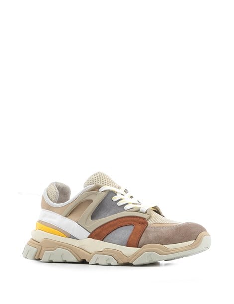 Heather Men's Sneaker Mink Suede