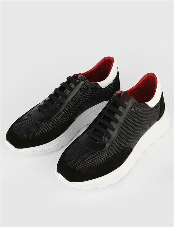 Herke Black Suede Men's Sneaker