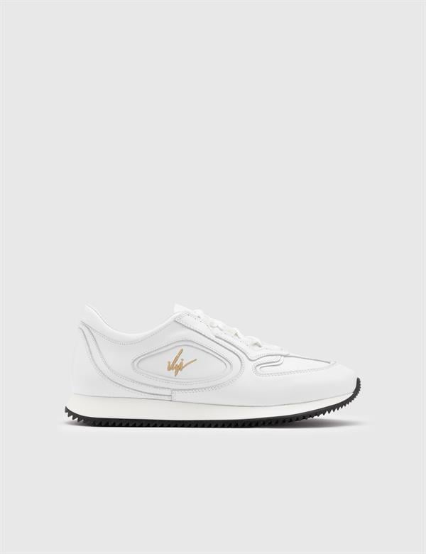 Hevert White Leather Men's Sneaker