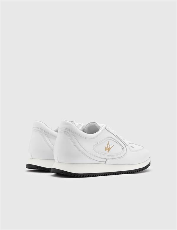 Hevert White Leather Men's Sneaker