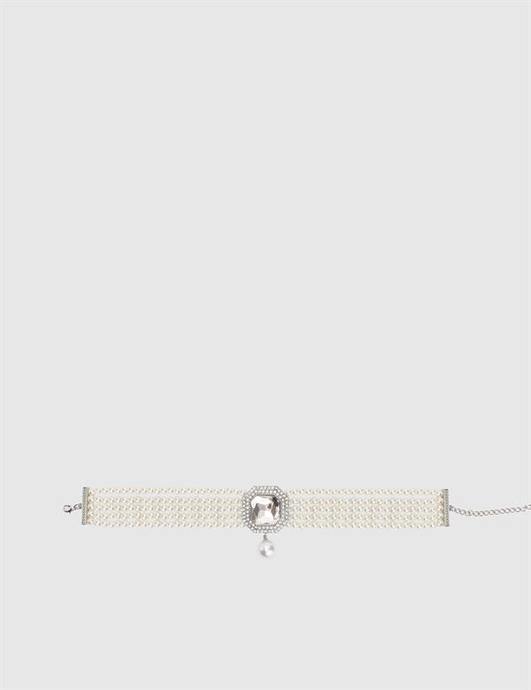 Hilda Silver Women's Necklace