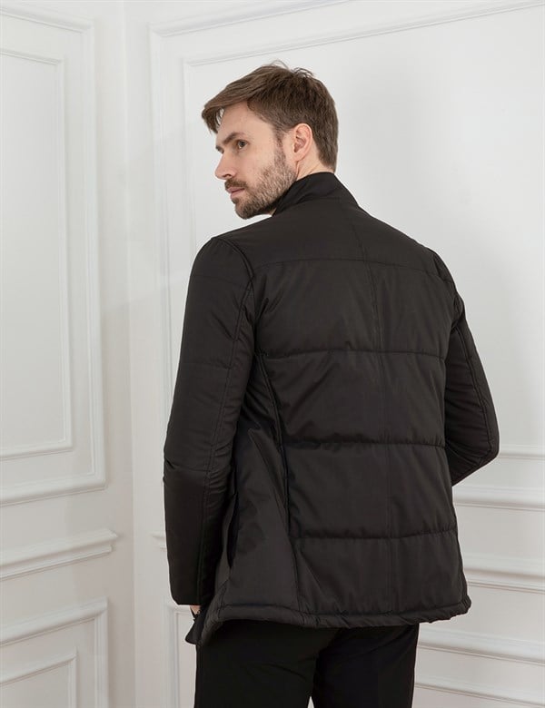 Huaraz Black Men's Bomber Jacket